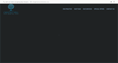 Desktop Screenshot of chestnuthillsmiles.com